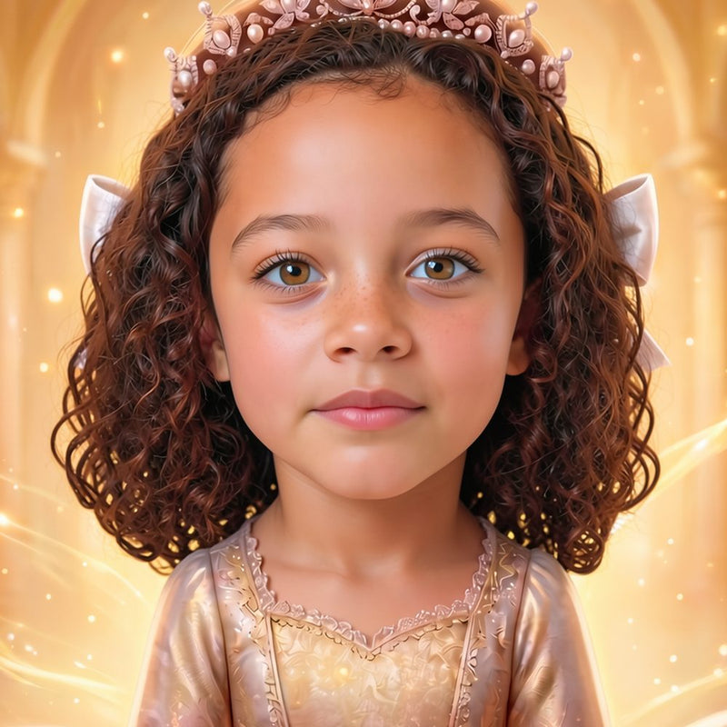 The same child on the cover of the Cinderella book