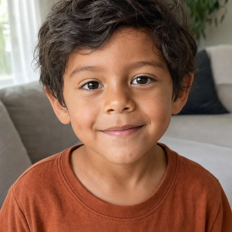 The photo the book was made from (sample child)